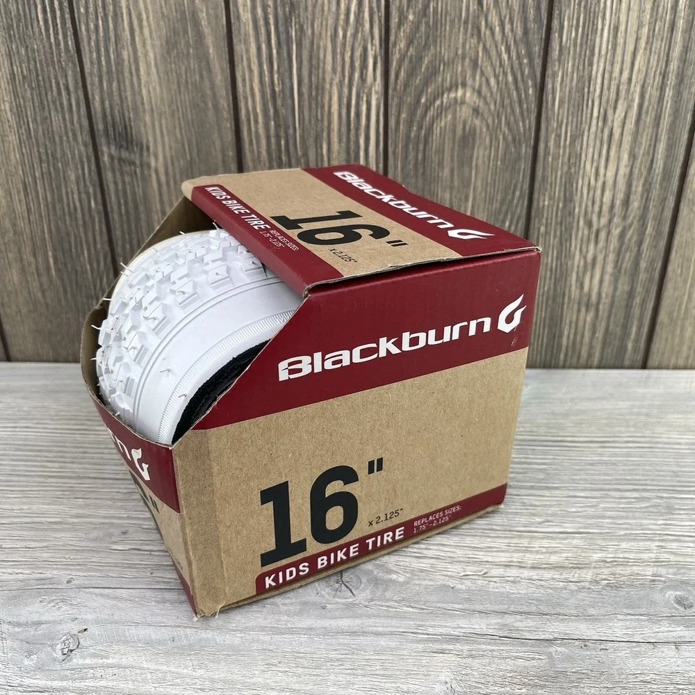 White Blackburn Kids Bike Tire 16